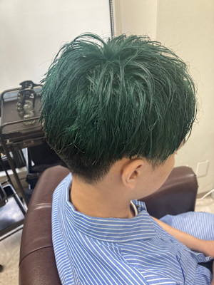 メンズターコイズグリーン