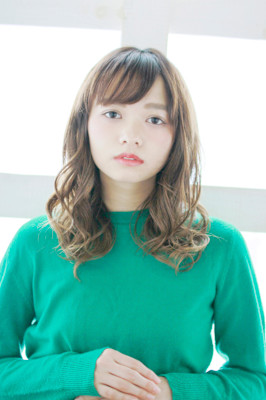 ゆるふわ巻き/ハイライト/ベージュ/マロンベージュ