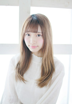 ストレートロング/ナチュラルベージュ/マロンベージュ