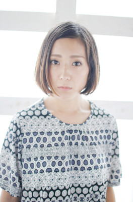 マロンベージュ/ワンレングスボブ/クールボブ/オトナ女子