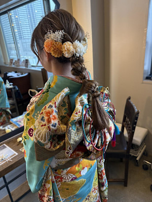 成人式/成人式ヘア/ヘアメイク/着付け