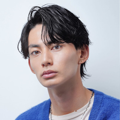 【alpha 新宿】センターパート×ニュアンスパーマ