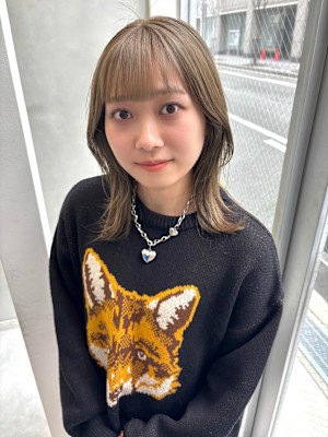 【KARIN】フェイスレイヤー×オリーブベージュ