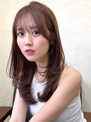 顔まわりカット/前髪/似合わせカット/レイヤーカット/銀座