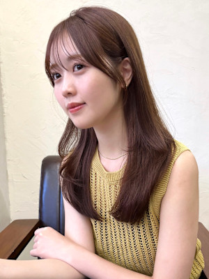 顔まわりカット/前髪/似合わせカット/レイヤーカット/銀座