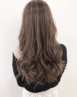 ハイライト×マロンベージュ