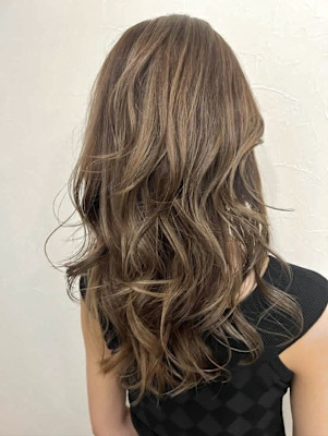 大人可愛い20代30代/ハイライト/ジンジャーベージュ