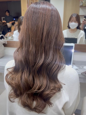 韓国風パーマ/レイヤースタイル