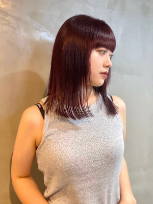 ワインレッドカラー