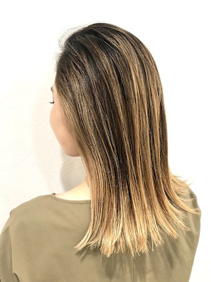 立体感バレイヤージュ