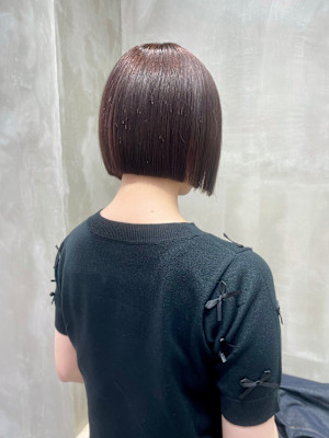切りっぱなしボブ