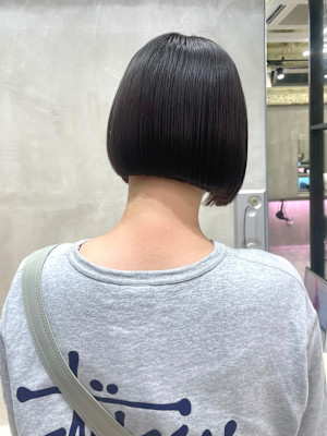 切りっぱなしボブ