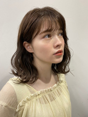 波巻きボブパーマ