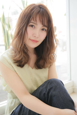 ★くせ毛風カール20代30代40代パーマ前髪小顔【青物横丁】