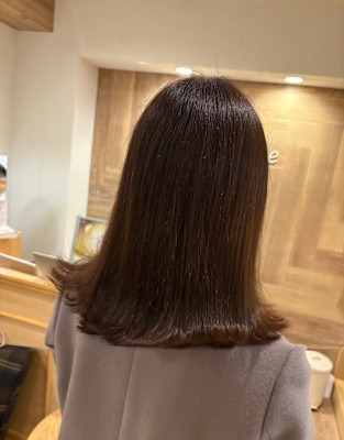 【Terrace】外ハネミディアム×ラベンダーベージュ