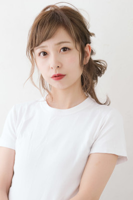 ★小顔カット薄めバングシアーカラーウェーブパーマ美髪前髪