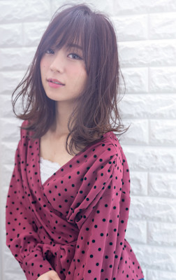 ★くせ毛風カール20代30代40代デジタルパーマ前髪小顔