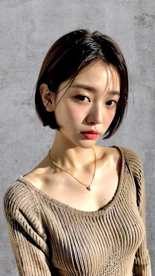 シースルーボブ