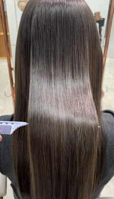 髪質改善カラー/オリーブベージュ/艶カラー