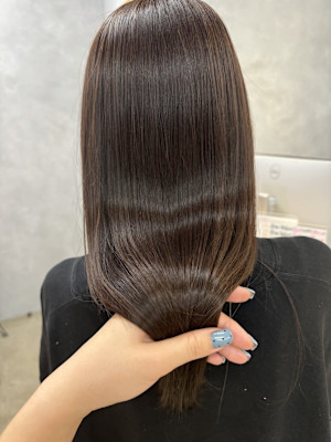 【松本　華】人気&オススメ　超ツヤ感　水素カラー