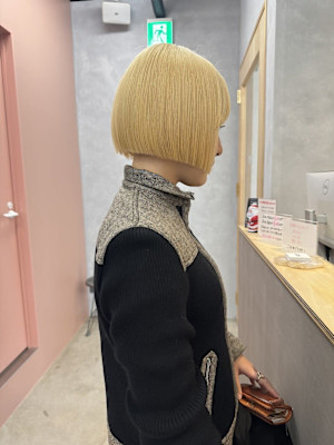 【松本　華】ブロンドボブ