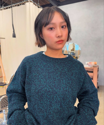 【松本　華】軽さ動きのあるショートボブ☆