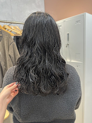 【能田　花音】スタイリング剤付けるだけの簡単ウェーブ