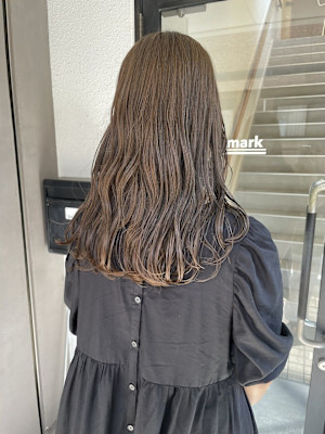 【小川　結女花】オリーブベージュ×ダブルカラー