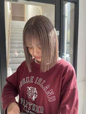 【住野　桃香】シナモンベージュ　ブリーチあり