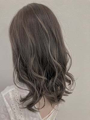 大人可愛い20代30代/ハイライト/ミルクティーベージュ