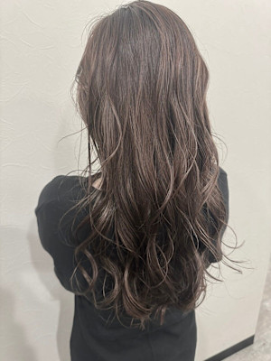 ラベンダーアッシュ×ハイライト