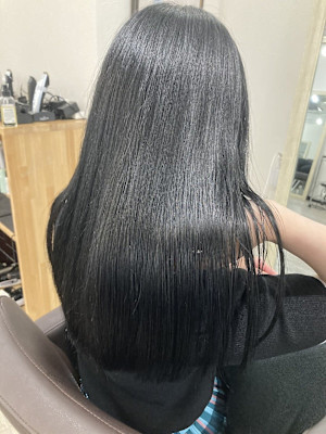 アジアンブラック×艶髪