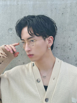 大人ニュアンスセンターパート