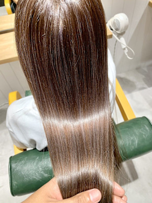 髪質改善20代30代40代前髪あり前髪なし縮毛矯正ロング