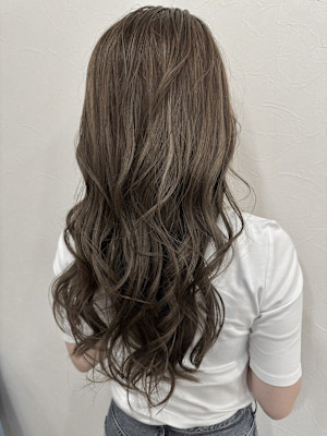 メッシュカラー×ペールベージュ