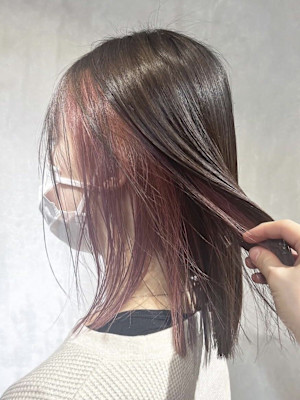 ｜淡色ピンクイヤリングカラー｜