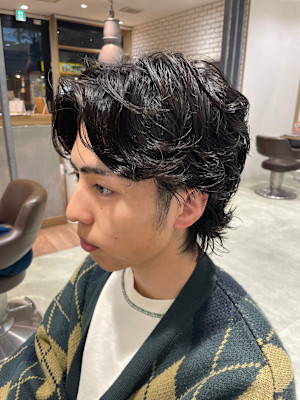 緩めで大人っぽく仕上げたウルフパーマ【三軒茶屋】