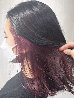 ｜イヤリングカラー×カシスラベンダー｜