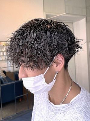 【W_SALON 河原町】やりすぎないメンズパーマ/マッシュ