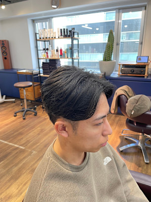 流行りのパーマ