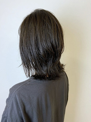 外ハネ＋レイヤー