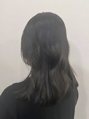 ｜ツヤ髪×オリーブベージュ｜