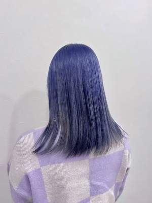 ｜ブリーチ2回～ラベンダーブルー｜