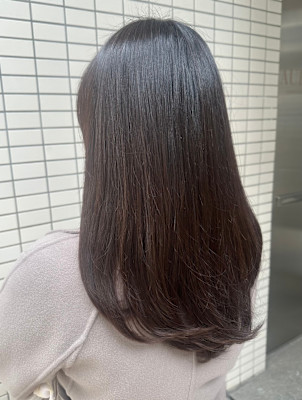 ワンカールパーマ/デジタルパーマ/毛先パーマ/朝楽ヘアカット