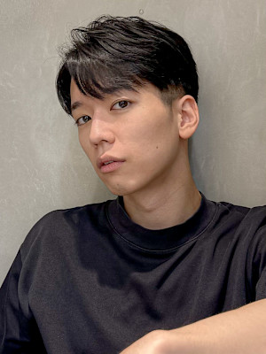 【吉田智哉】メンズパーマ、ニュアンスパーマ、ダークアッシュ