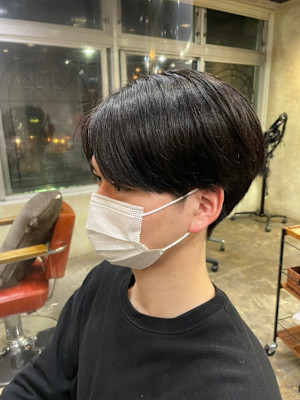 メンズ/縮毛矯正/髪質改善/パーマ/カット/センターパート