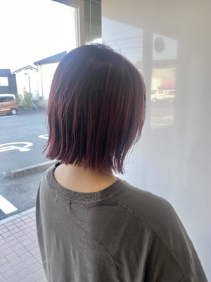 切りっぱなしボブ