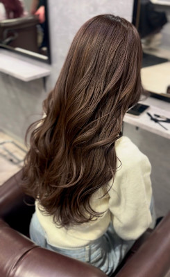 ダブルカラー×ショコラブラウン