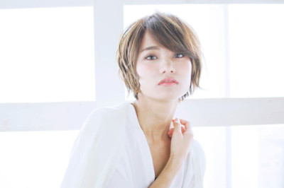 艶カラー/大人ショート/ニュアンスショート/抜け感