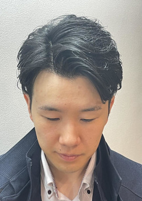 メンズウェーブパーマヘアスタイル